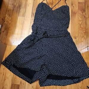 Abercrombie & Fitch Black and White Polka Dot Dress
